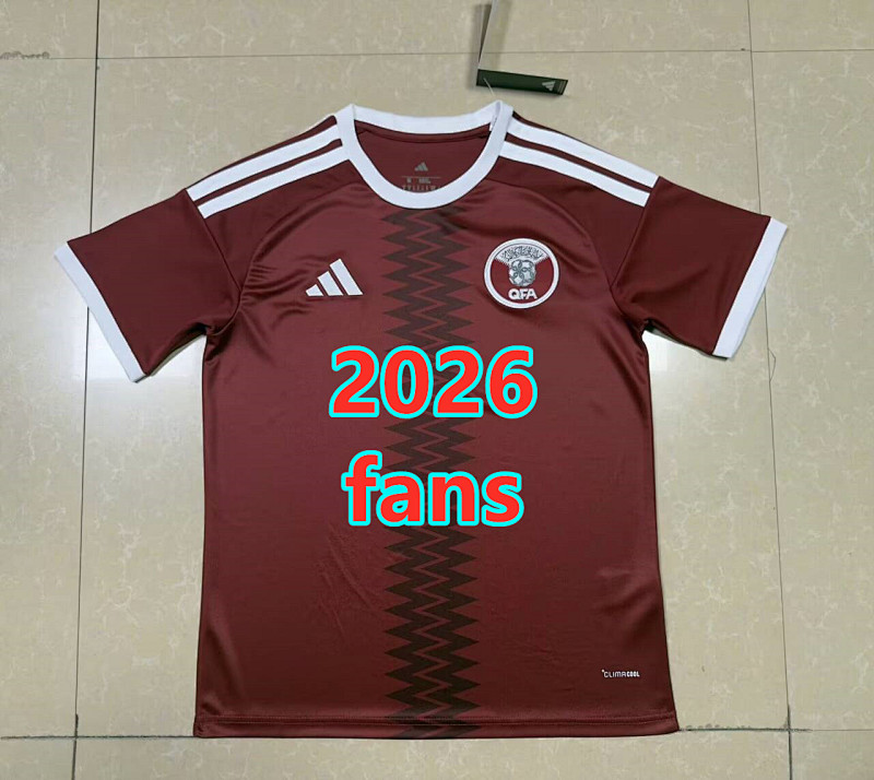 Qatar Home Fans Version Jersey S-4XL