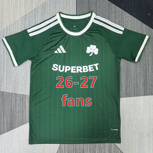 26-27 Panathinaikos Home Fans Jersey S-4XL