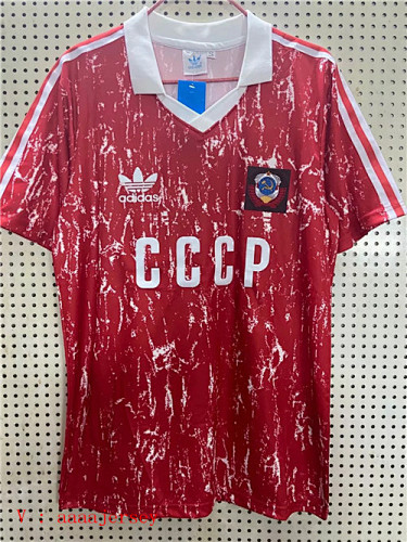 Soviet Union Retro TopThai Quality Home Jersey S-2XL
