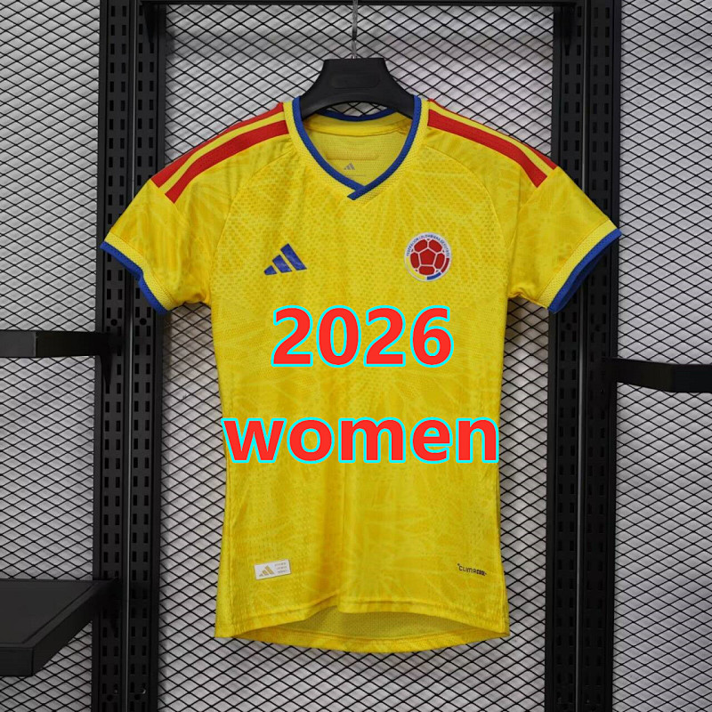 Colombia Home Women Player Version Jersey S-2XL