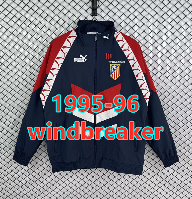Atletico Madrid Retro Windbreaker S-2XL