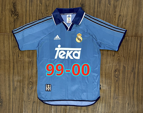 99-00 Real Madrid Third Retro Jersey S-2XL