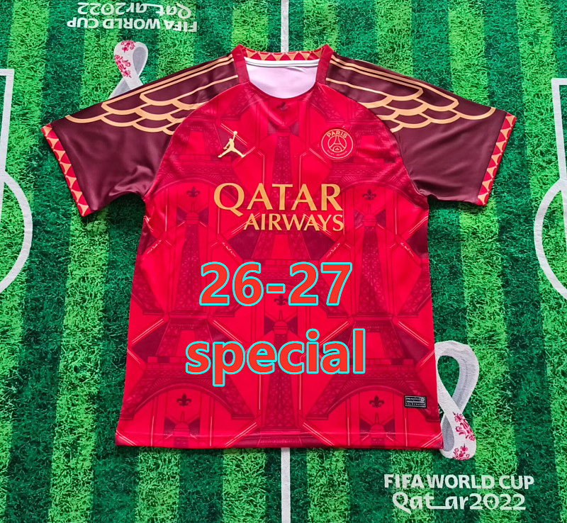 Balenciaga 26-27 Paris Psg Special Fans Version Jersey S-4XL