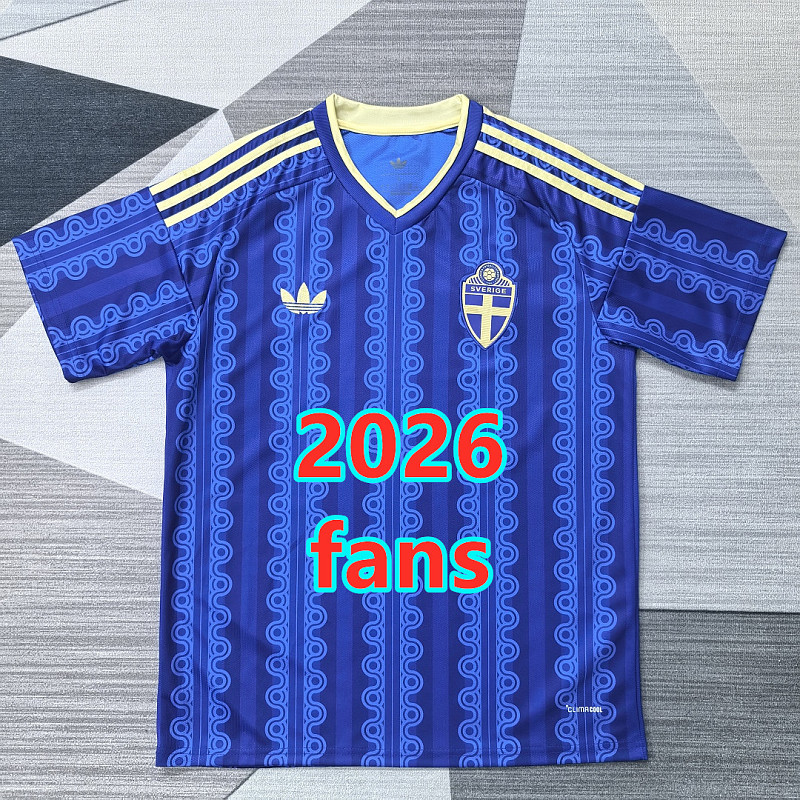 Sweden Away Fans 32 Teams Jersey S-4XL 32