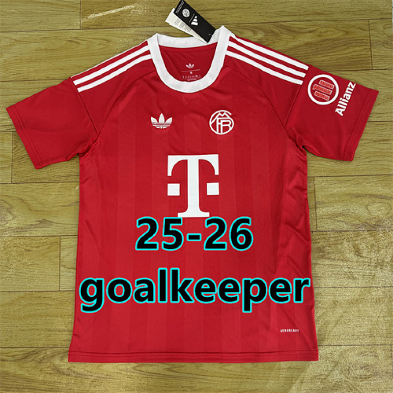 25-26 Bayern Goalkeeper Fans Version Jersey S-4XL