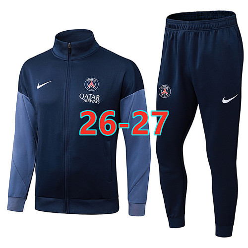 Balenciaga 26-27 Paris Psg Long Zipper Jacket S-2XL