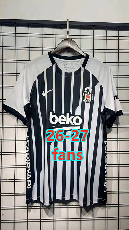 26-27 Besiktas Away Fans Version Jersey S-4XL