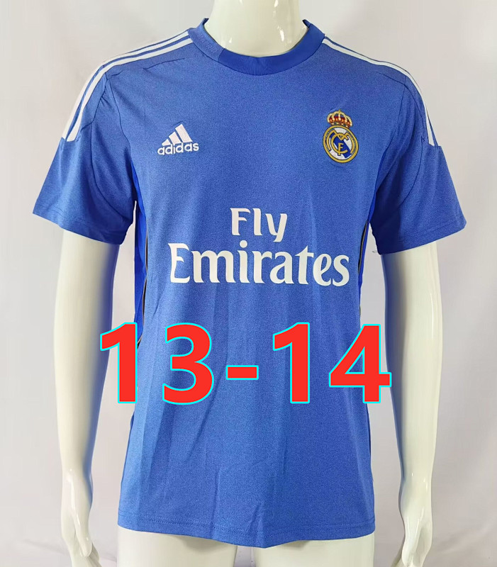 Real Madrid Retro 13-14 TopThai Quality Away Jersey S-2XL 13-14