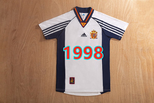 Spain Away Retro Jersey S-2XL