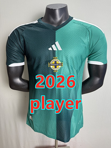 North Ireland Home Player Version Jersey S-2XL