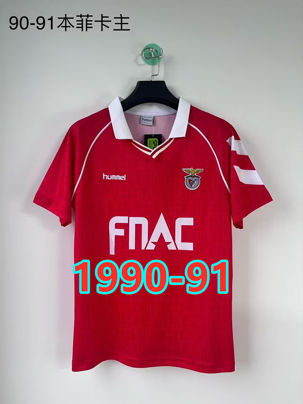 90-91 Benfica Retro Jersey S-2XL