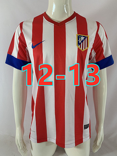 12-13 Atletico Madrid Home Retro Jersey S-2XL