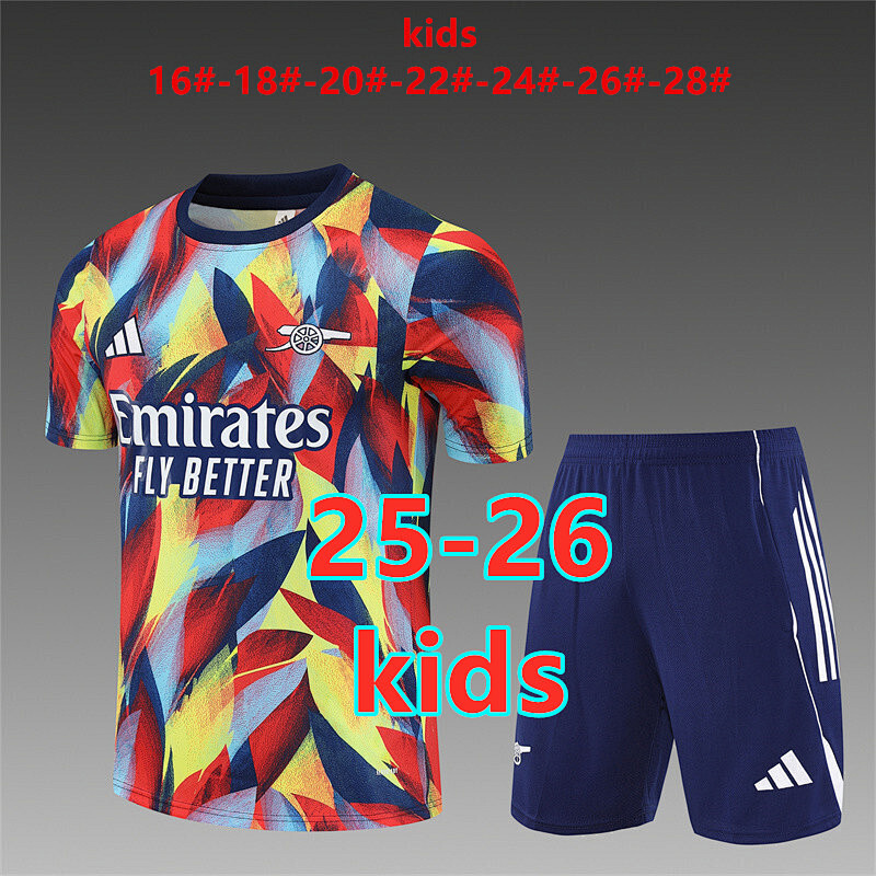 25-26 Arsenal Kids Short Sleeve Tracksuit 16 -28