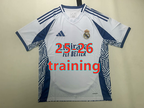25-26 Real Madrid Training Fans Version Jersey S-2XL