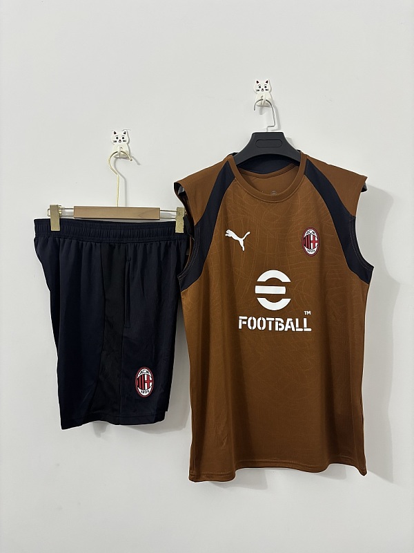 26-27 AC Milan Vest Tracksuit Kit S-3XL AC