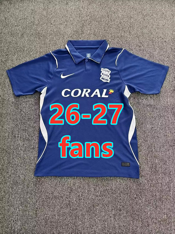 26-27 Birmingham City Home Fans Version Jersey S-4XL