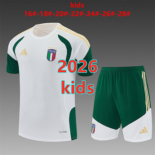 Italy Kids Short Sleeve Tracksuit 16 -28