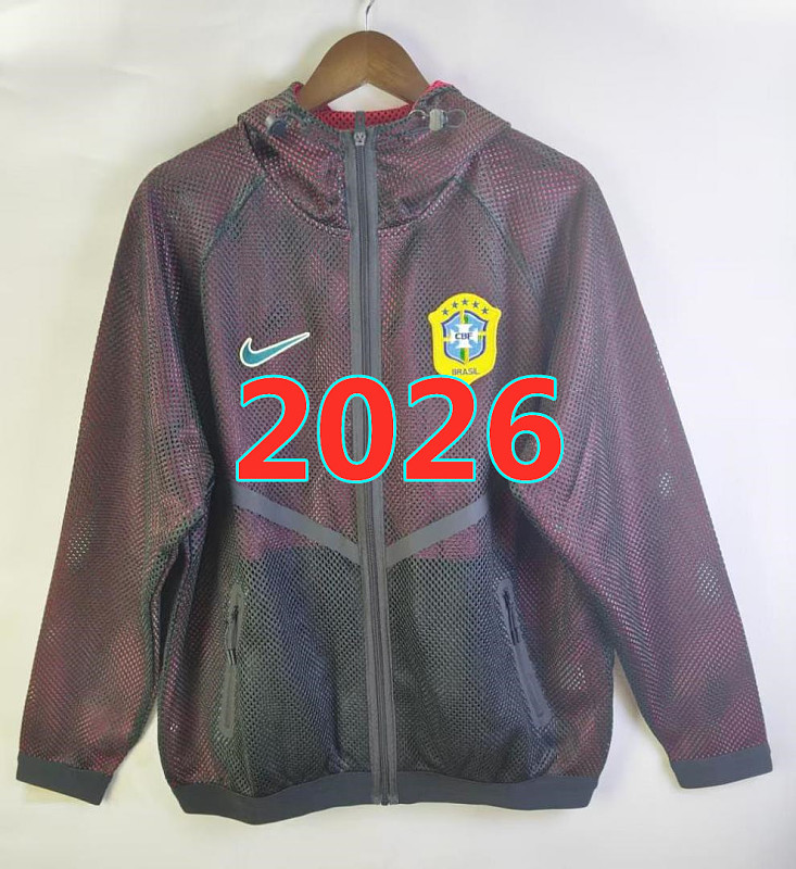 Brazil Double Mesh Hoodie Entrance Uniform S-3XL