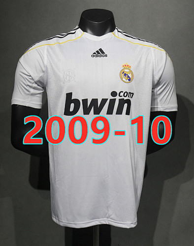 Real Madrid Home Retro Player Jersey S-2XL