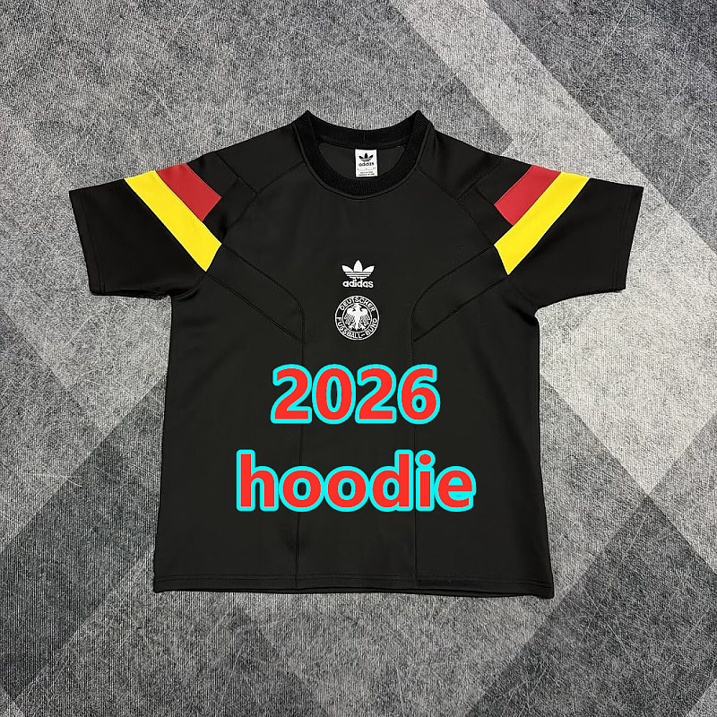 Germany Extra Thick Short Sleeve Hoodie S-3XL