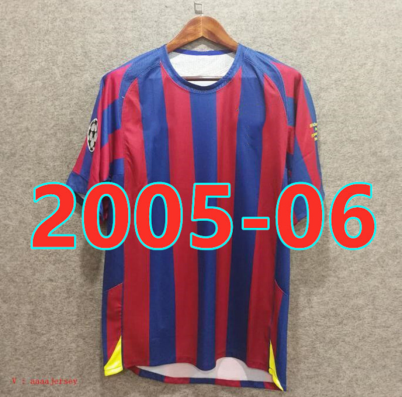 Barcelona Retro S-2XL Home Jersey OB