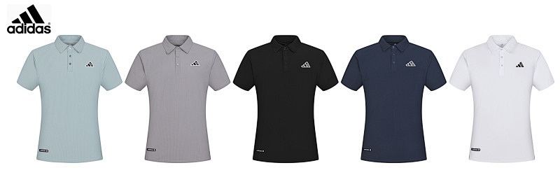 Adidas 25-26 A-D Short Sleeve Polo Jersey M-3XL Polo