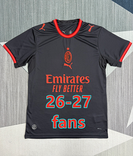 26-27 AC Milan Third Fans Version Jersey S-4XL AC