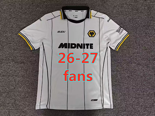 26-27 Wolves Away Fans Version Jersey S-4XL