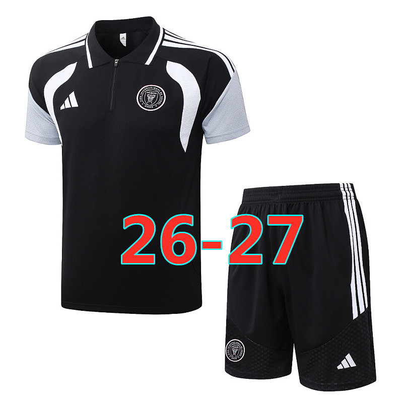 26-27 Inter Miami Polo Short Sleeve Tracksuit S-2XL Polo