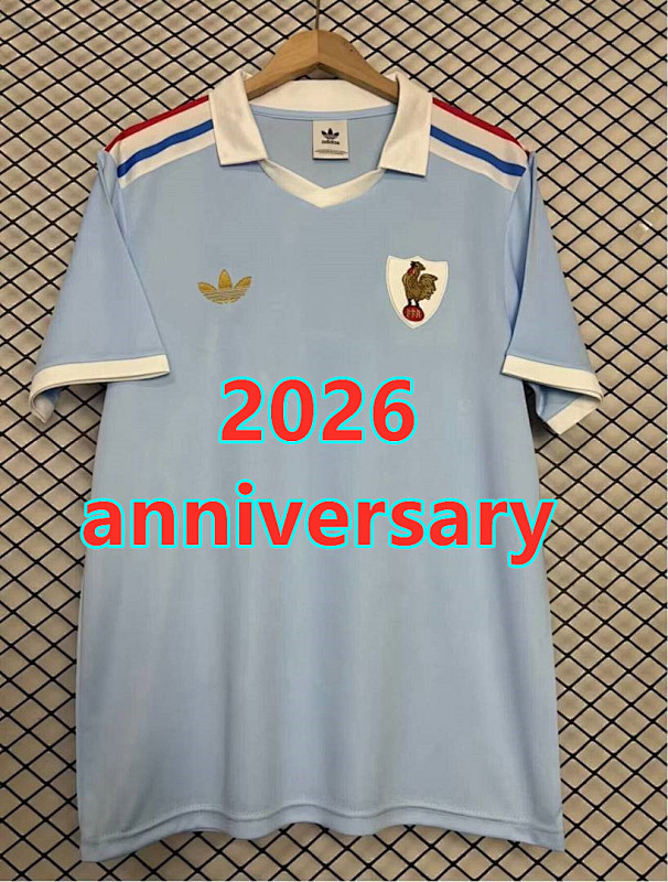 France Anniversary Fans Version Jersey S-4XL