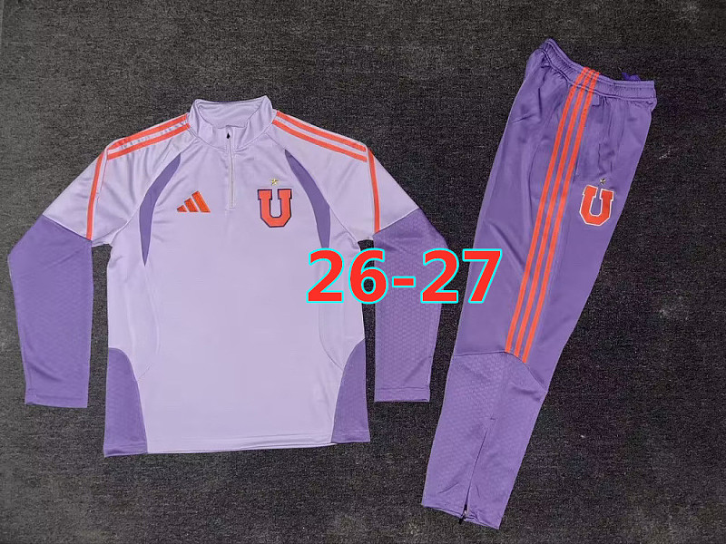 26-27 Universidad De Chile Long Sleeve Tracksuit S-2XL