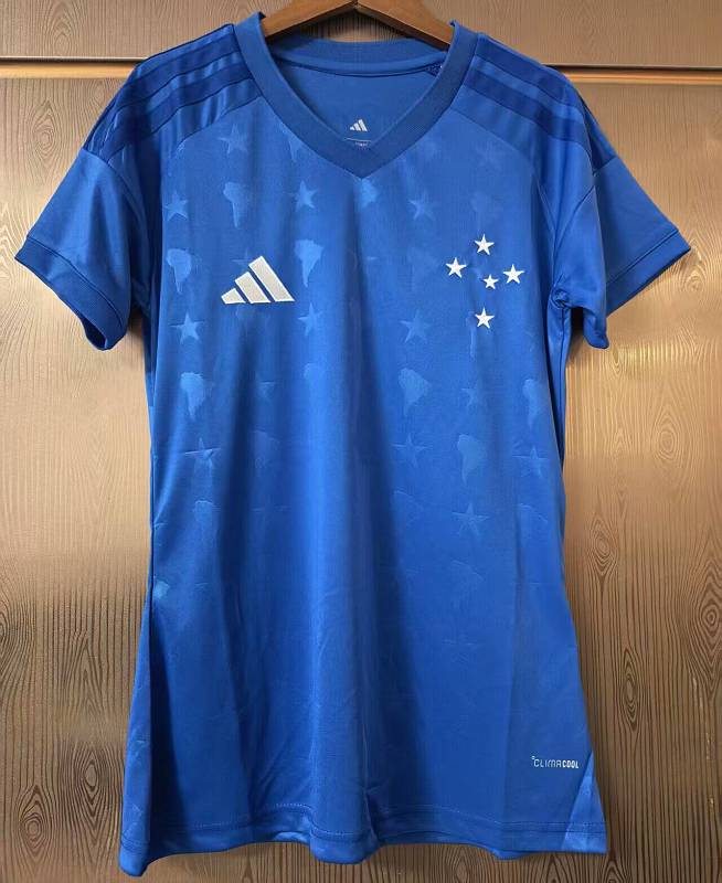 26-27 Cruzeiro Home Women Jersey S-2XL