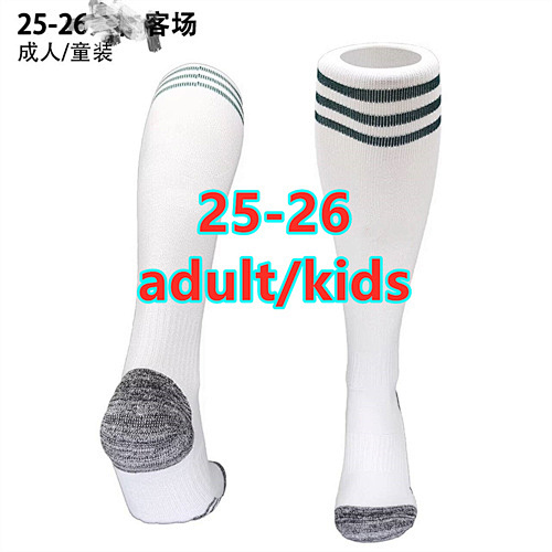 25-26 Bayern Away Adult Kids Socks