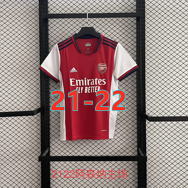 Arsenal Retro 21-22 TopThai Quality Home Jersey S-2XL