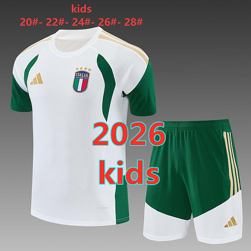 Italy Kids Short Sleeve Tracksuit 20 -28