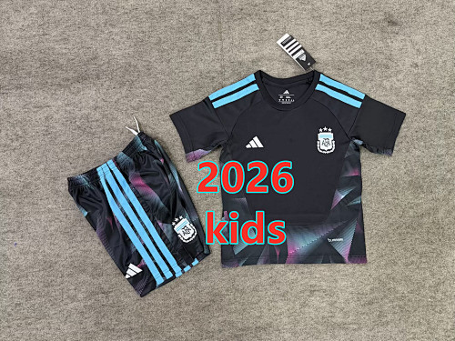 Argentina Goalkeeper Kids Jersey+shorts Kit 16 -28