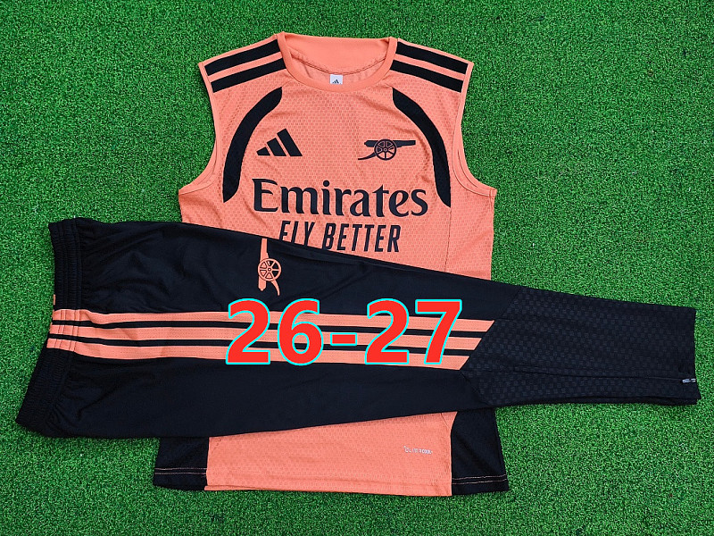 26-27 Arsenal Player Vest+pants Kit S-3XL