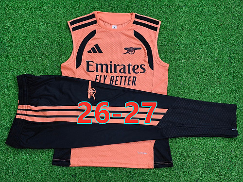 26-27 Arsenal Player Vest+pants Kit S-3XL
