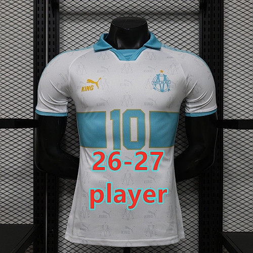 26-27 Marseille Retro Player Version Jersey S-2XL 10