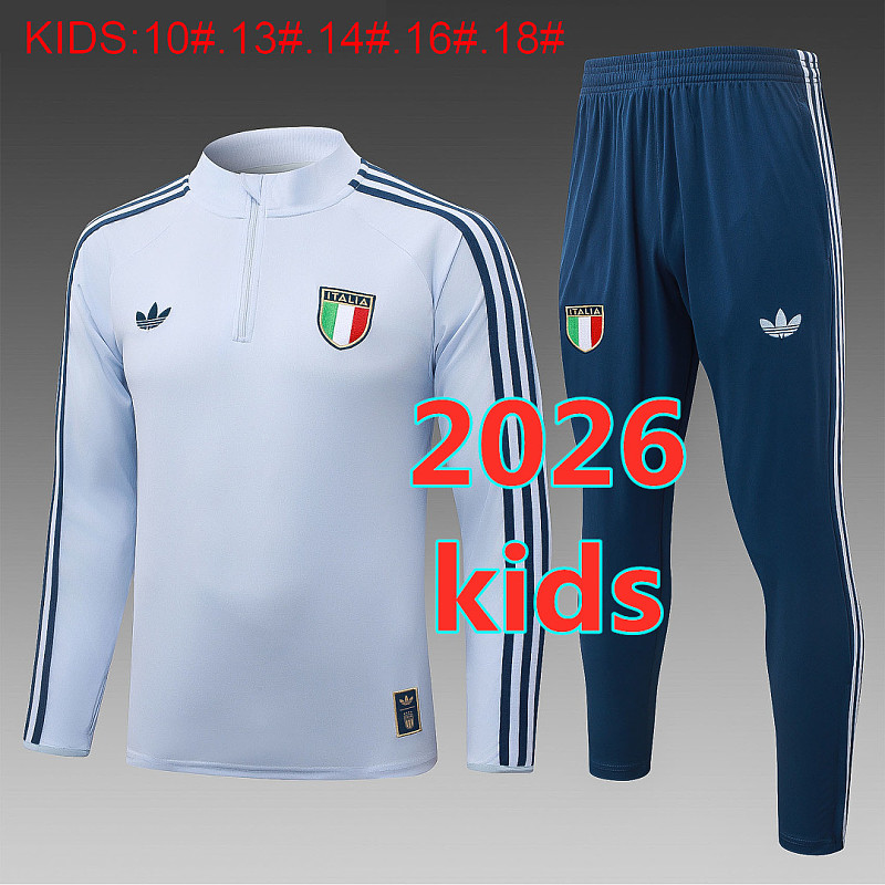 Italy Kids Long Sleeve Tracksuit 10 -18