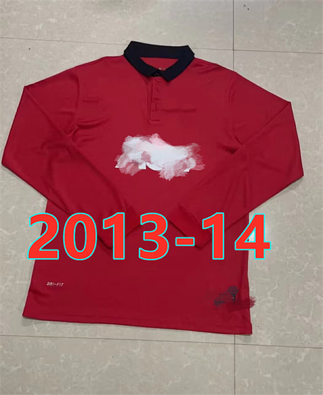 Manchester United Home Retro Long Sleeve Jersey S-2XL