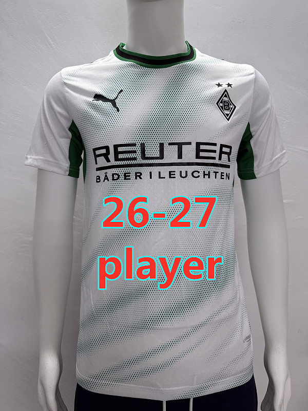 26-27 Monchengladbach Home Player Version Jersey S-2XL