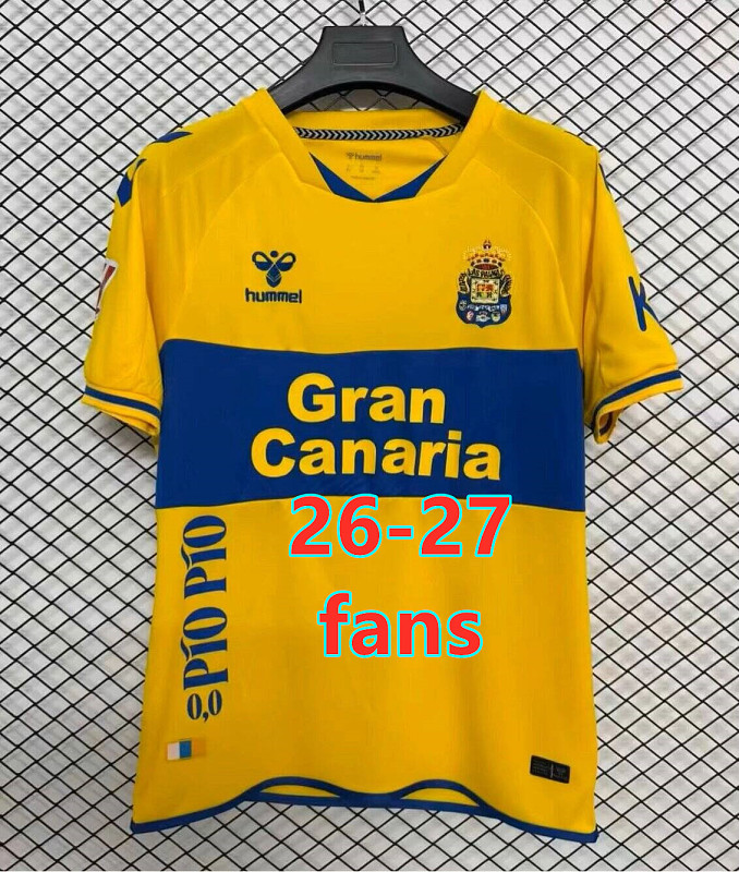26-27 Las Palmas Home Fans Version Jersey S-4XL
