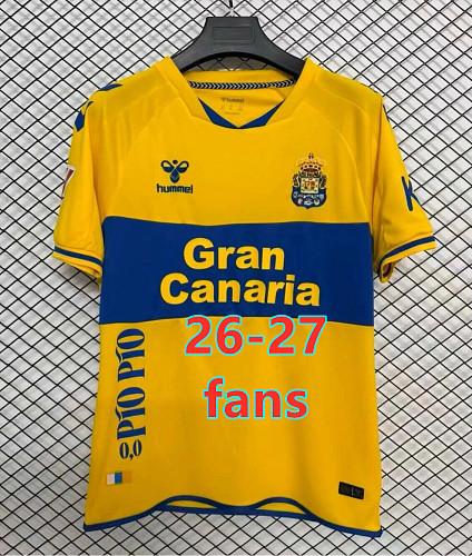 26-27 Las Palmas Home Fans Version Jersey S-4XL