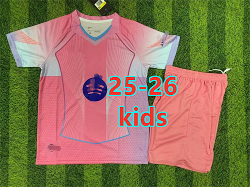 25-26 Barcelona Special Kids Jersey+shorts Kit 16 -28