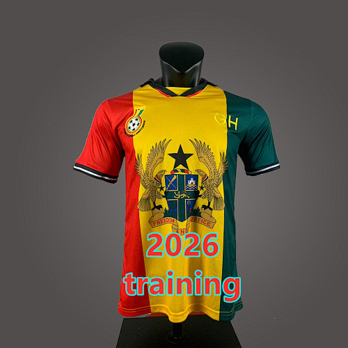Ghana Training Fans Version Jersey S-2XL