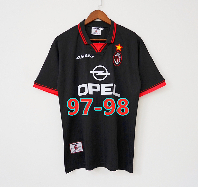 97-98 AC Milan Away Retro Jersey S-2XL AC