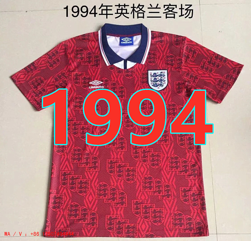 England Retro Away Jersey S-2XL