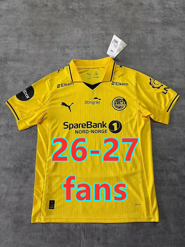 26-27 Bodø Glimt Home Fans Version Jersey S-4XL