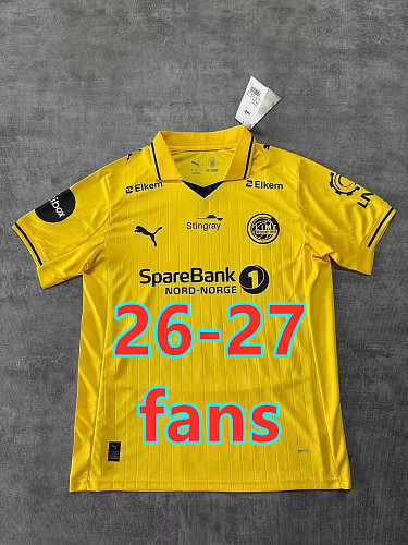 26-27 Bodø Glimt Home Fans Version Jersey S-4XL